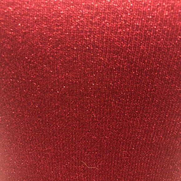 BETSEY JOHNSON 90’s Vintage deep red sparkly tank - Picture 3 of 7